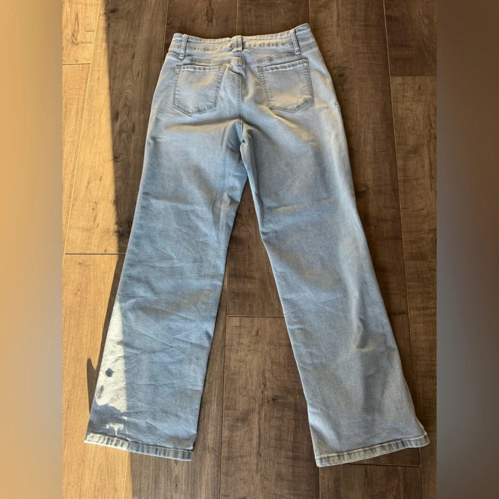 Women's Light Blue Flare Jeans - Picture 1 of 12